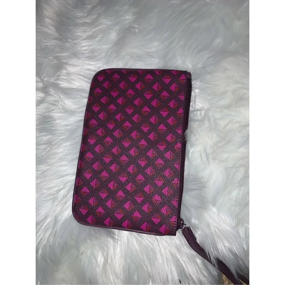 Vera Bradley purple clutch wallet - Picture 2 of 3
